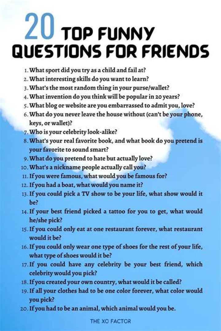 100 Funny Questions to Liven Up Any Conversation