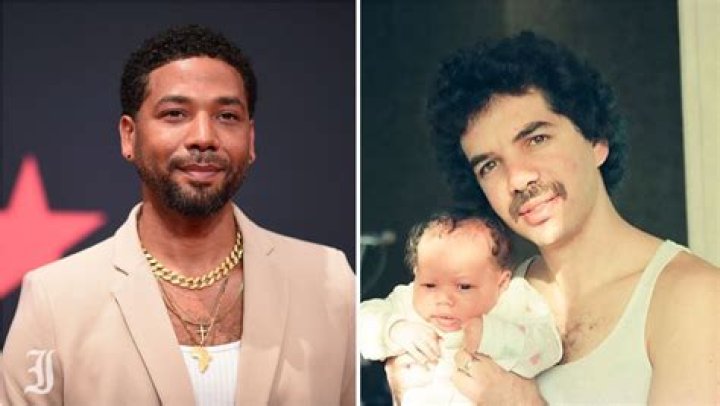 A picture of Joel Smollett and his son