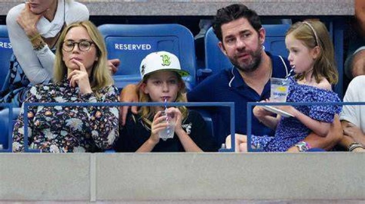 A picture of Violet Krasinski's parents
