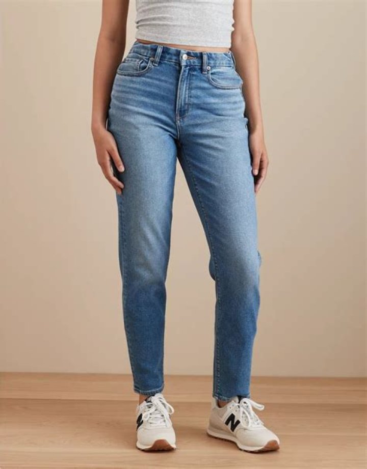 AE Mom Jean, best non-stretch denim