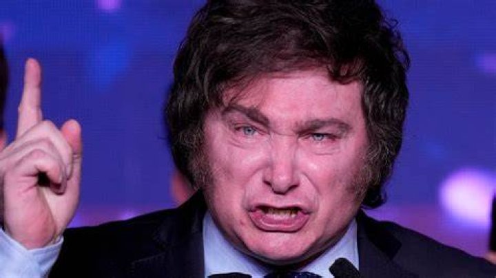 Argentine presidential candidate Javier Milei at a rally in Buenos Aires this month.