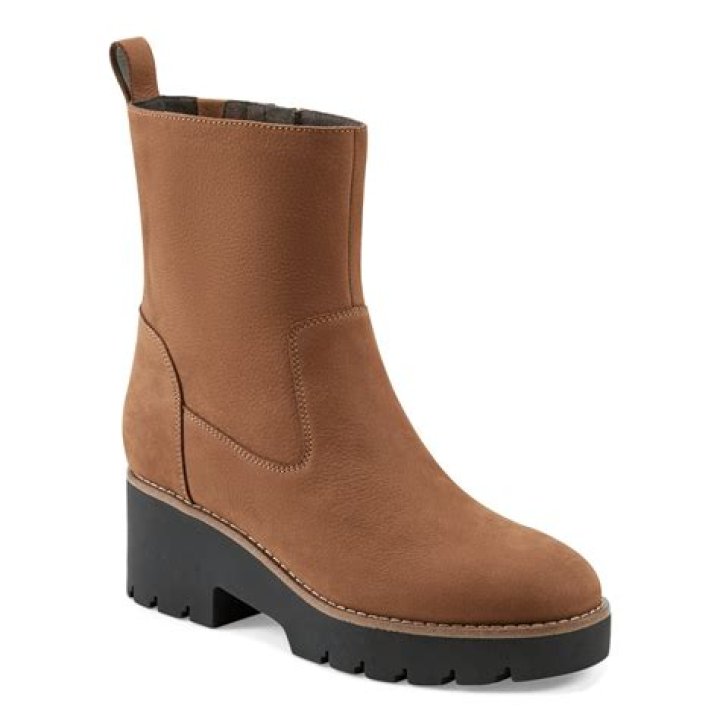 brown easy spirit morgan boots for big calves