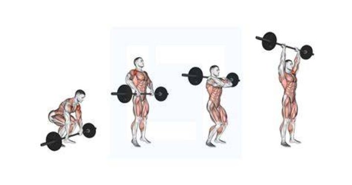 clean and press barbell