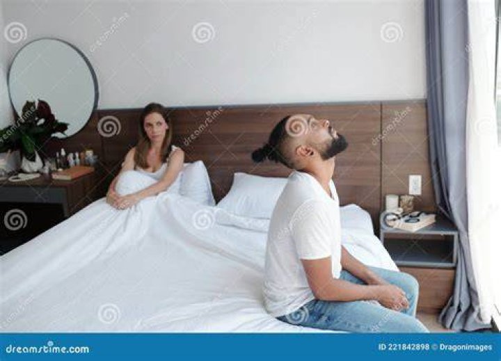 Couple having problems in bed couple having problems in bed