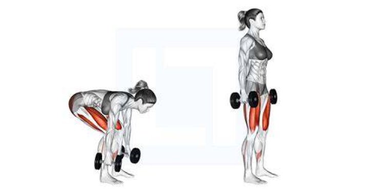 dumbbell deadlift db dumbbell deadlift