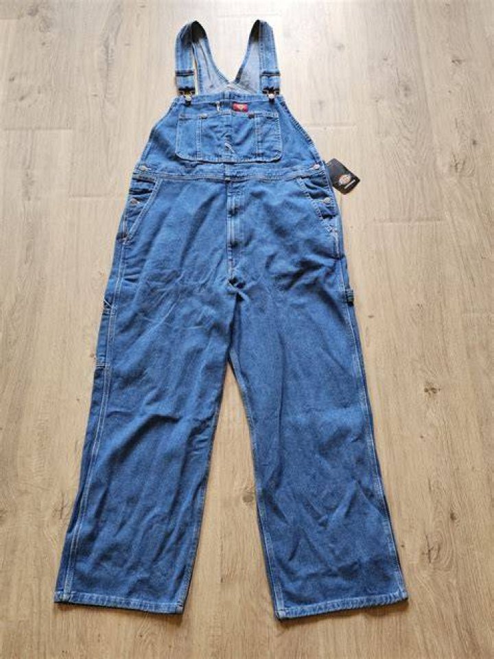 Dickies Denim Bib Overall, best non-stretch denim