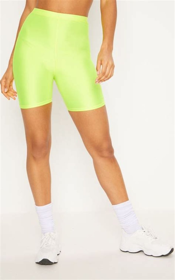 gap neon bike shorts