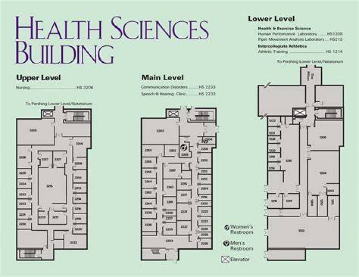 Health Education Building map for Midwest TME