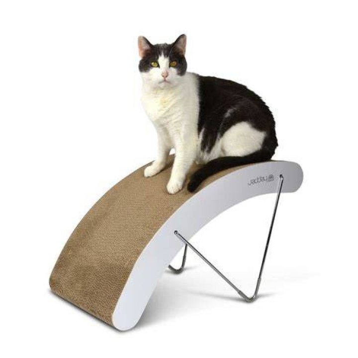 Hepper Hi-Lo Cardboard Cat Scratcher with Real...