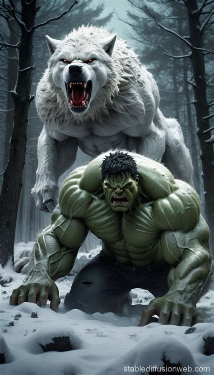 Ice Wolf Kills Hulk