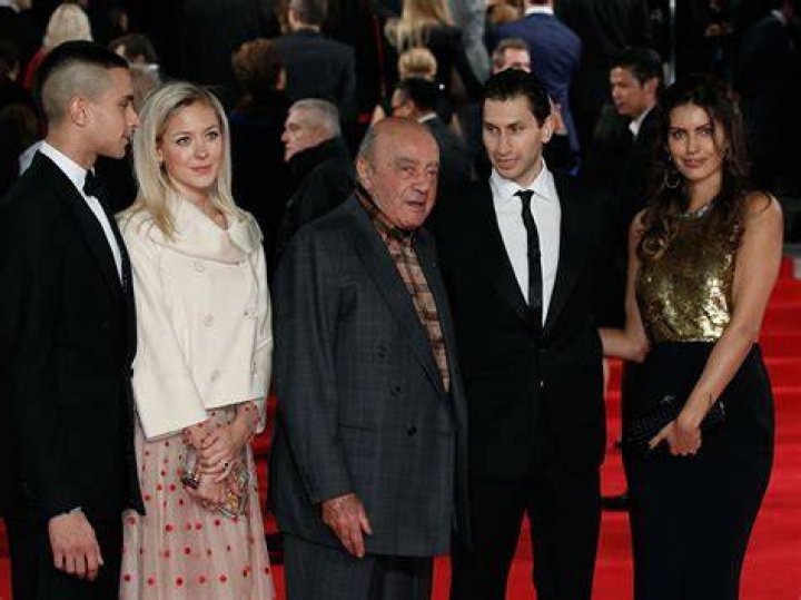 Karim Al-Fayed with his fiancé, Brenda