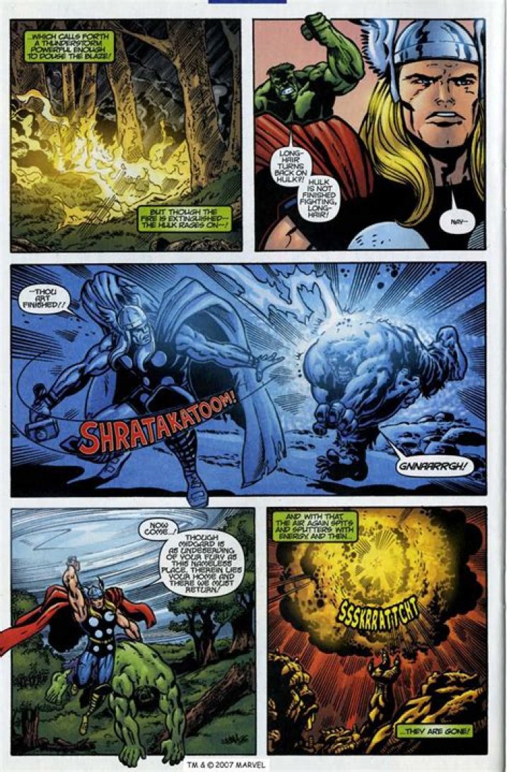 King Thor Kills Hulk