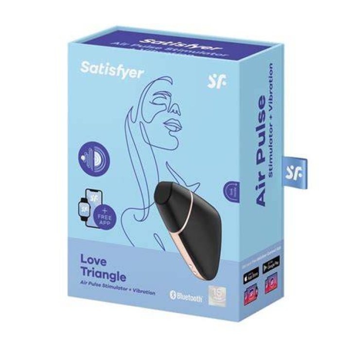 Love Triangle Air-Pulse Clitoris Stimulating Vibrator Love Triangle Air-Pulse Clitoris Stimulating Vibrator