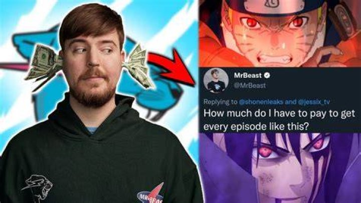 Popular YouTuber MrBeast Agrees To Re-animate Naruto Series 1 Mr. Beast Naruto Tweet