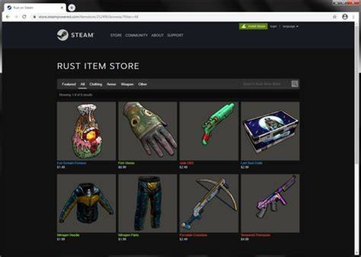 Rust Item Shop