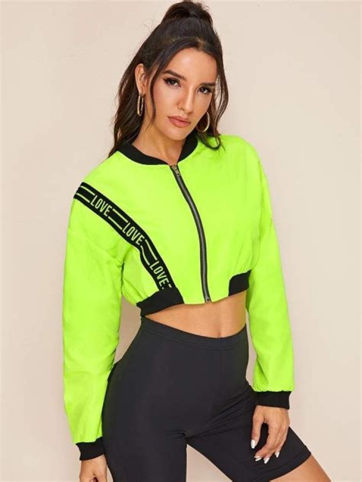 shein neon jacket