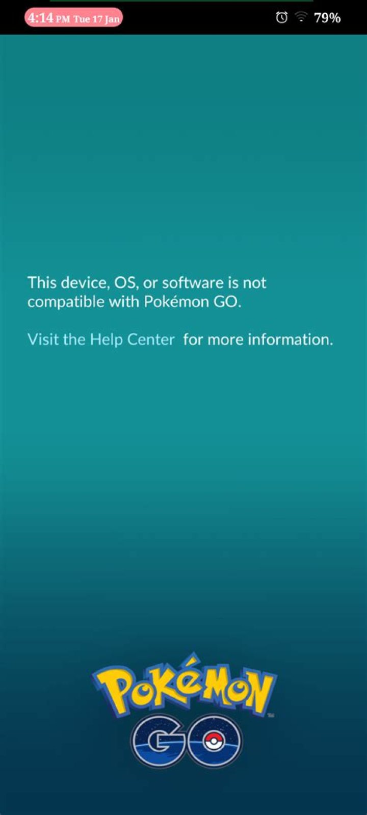 Some problems logging in with a PTC in Pokémon GO