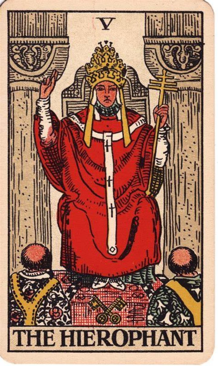 The Hierophant &nbsp;Tarot Card Description