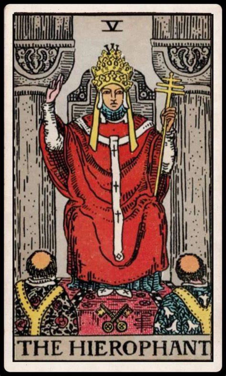 The Hierophant &nbsp;Tarot Card (Upright)