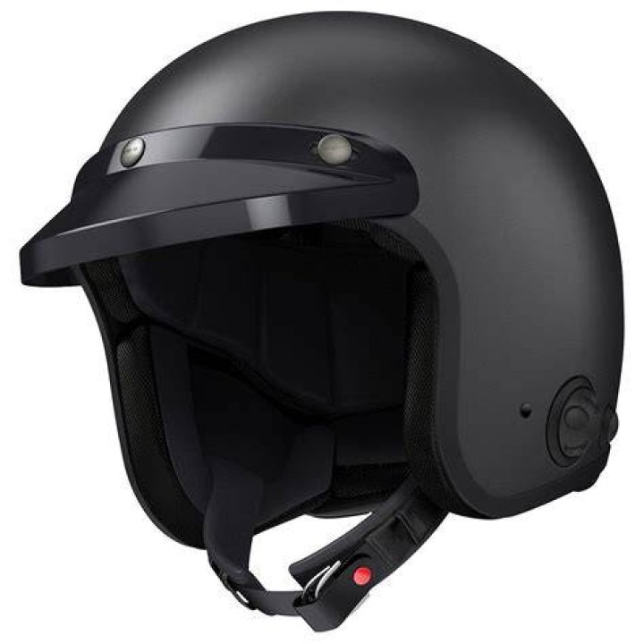 The Savage is a Bluetooth enables 3/4 motorcycle helmet allowing riders to chat with up to 3 other riders via built-in intercom, or pair a smartphone to listen to music, GPS, take calls and more.