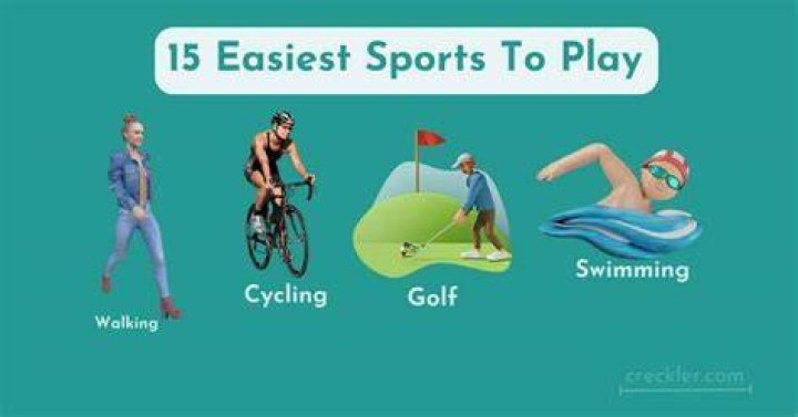 What is the easiest sport to play right now and why is it the easiest?
