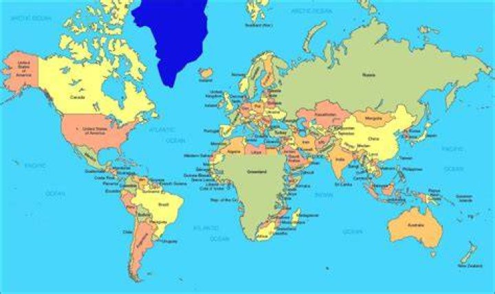 world map laid out with a magnifying glass over europe